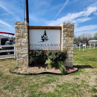 Welcome to Peninsula Point RV and Tiny Home Resort