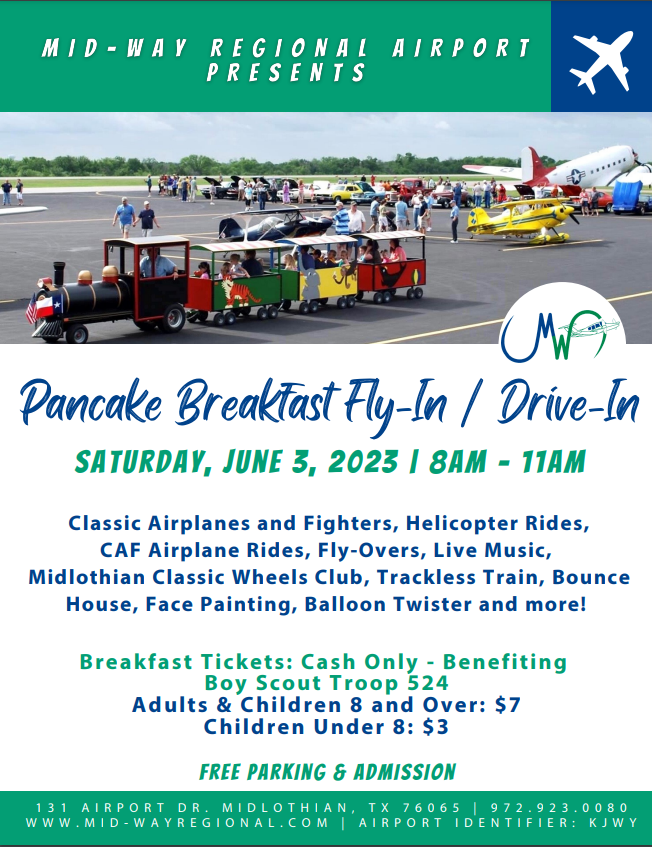 Pancake Breakfast Fly-In / Drive-In
