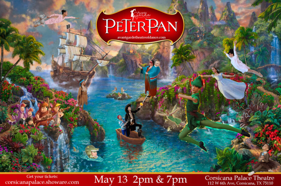 Avant Garde Dance of Ennis presents, Peter Pan live on The Palace stage.